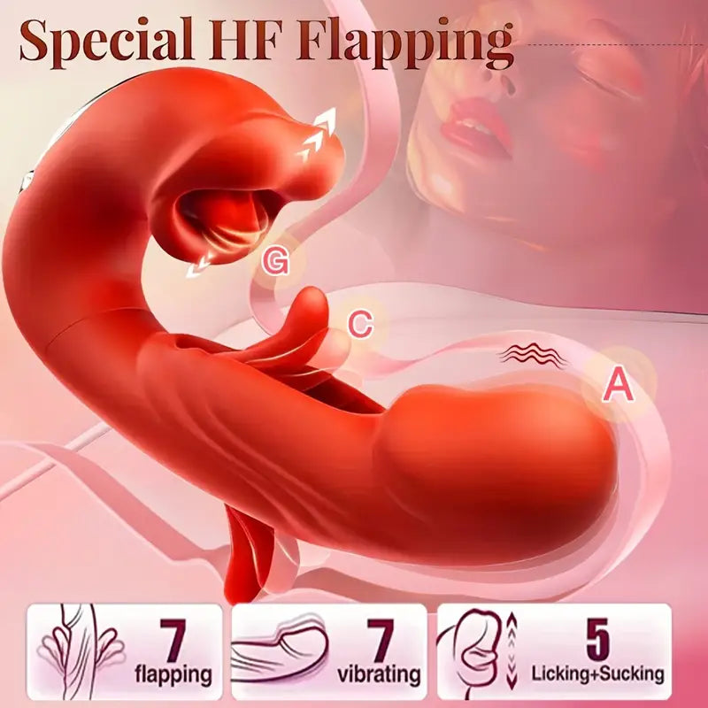 💥New on sale 2025 💞 7 vibrations and 5 swing modes - G-spot vibrator